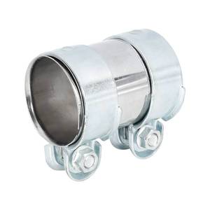 lot 4219 image: X AUTOHAUX Exhaust Pipe Sleeve Connector Clamp Coupler for VW Golf Jetta Passat 62 x 94 mm