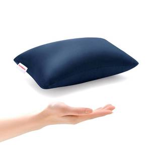 lot 4251 image: Pro Goleem Small Pillow 11����x6����x2.5���� for Travel and Camping with Name Tag Mini Tiny Pillow for Room Couch Sofa Chair and Outdoor Car Air Nap Neck Lumbar Knee Rest Pillows, Navy Blue