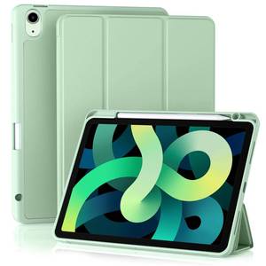 lot 4279 image: Akkerds Compatible with iPad Air 11 Inch Case 7th6th Generation (M3M2) 20252024, for iPad Air 5th4th Generation Case 10.9 Inch 20222020 with Pencil HolderAuto SleepWake, Green