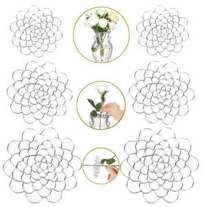 lot 6028 image: A6Pcs Flower Arrangement Holder,BetterJonny 456Inch Stainless Steel Wire Flower Arranging Tool DIY Floral Design Reusable Metal Frog Insert for Bouquets, Centerpieces, TallShort Vases