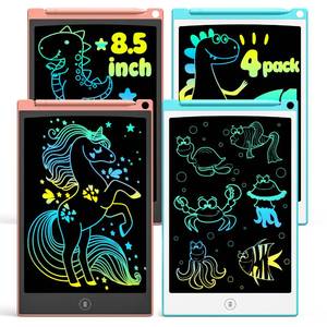 lot 6030 image: TECJOE LCD Writing Tablet Set, 8.5 Inch Colorful Doodle Board Drawing Tablet for Kids, Kids Travel Games Activity Learning Toys Birthday Gifts for 3-6 Year Old Boys Girls Toddlers Preschooler