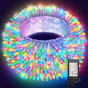 lot 6106 image: LAMYAR Christmas Lights with 1000 LEDs, 328FT Extra Long Plug in Fairy String Lights for Outdoor Tree and Indoor D�cor, 8 Modes & Timer, IP65 Waterproof Lights for Yard Garden Decor (Multi-Color)