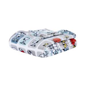 lot 6155 image: Berkshire Blanket Peanuts� VelvetLoft� Cute Character Snoopy Plush Blanket,Woof Blue,FullQueen 90 in x 90 in (Official Peanuts� Product)