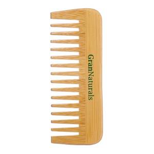 lot 6184 image: GranNaturals Wide Tooth Wooden Birthing & Labor Comb - Natural Wood Detangler for Wet or Dry Hair - Prevents Tangle & Static - Styling & Detangling Tool for Straight, Curly, Wavy, Thick Hair