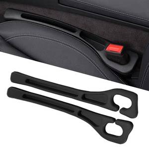 lot 6199 image: Tesdluy Car Seat Gap Filler Set of 2, Multifunctional Seat Side Gap Seam Filler Organizer with Phone Holder, Universal Fit Fill The Gap Between Seat & Console for Car, SUV, Truck
