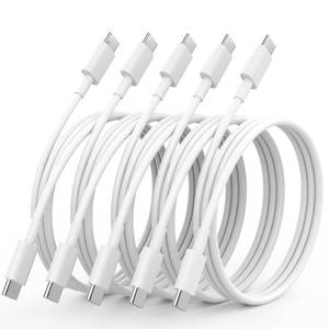 lot 6247 image: USB C Cable, 5Pack 6FT USB C to USB C Cable 60W(3A) Type C Fast Charging Cord for iPhone 17 17Air17 Pro Max1616 Plus16 Pro Max1515 PlusPro Max,MacBook Pro, iPad Pro Air, Samsung S24S24 Ultra