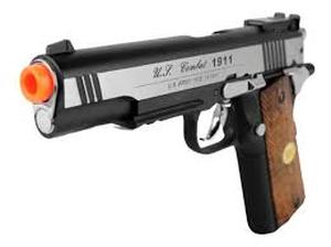 lot 6196 image: Display Airsoft Pistol Set with Box