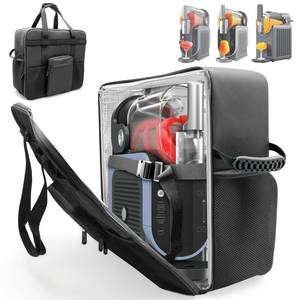 lot 1540 image: amiumuca Carrying Bag for Ninja SLUSHi Slushie Machine - Easy Access Front Panel, Insulated Easy-Clean Lining with Multiple Pockets, Rugged Outdoor Case for Ninja FS301 Accessories