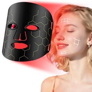 lot 2324 image: Red Light Therapy for Face 8 Modes, 630nm & 850nm Infrared LED Face Mask Light Therapy with 2600mAh Timer Remote for Home Use Anti-Aging & Skin Care, Valentine��s Day Gifts for Her, Him, Mom