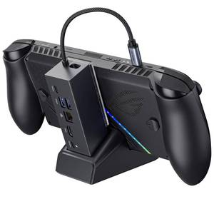 lot 2347 image: JSAUX Docking Station for ROG Xbox Ally X (2025)ROG Ally XROG AllySteam DeckLegion GoLegion Go S, 6-in-1 Dock with HDMI 4K120Hz, Gigabit Ethernet, USB A & USB C 3.2 Gen 1, 100W Charging - HB0609