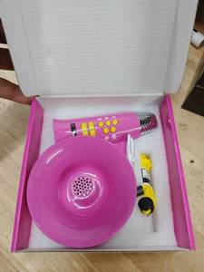 lot 2360 image: Mini Explorer Voice Changer for Kids for Kids - Voice Changing Device for Boys & Girls Ages 3-8 Olds Birthday Gifts for 3, 4, 5, 7, 8 Year Old Boy - Toys Gift Ideas for Kid, Toddler (Pink)
