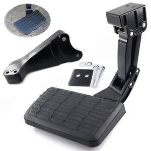 lot 3891 image: QHHR 75302-01A Rear Bed Step Retractable Bumper Step for Ford F150 2006-2014, Folding Truck Tailgate Step