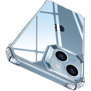 lot 4291 image: ESR for iPhone 14iPhone 13 Case, Military-Grade Protection with Shock-Absorbing Corners, Scratch-Resistant and Anti-Yellowing Acrylic Back, Slim Protective Phone Case, Air-Armor Series, Clear