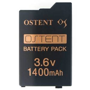 lot 4358 image: OSTENT Real 1400mAh 3.6V Lithium Ion Li-ion Polymer Rechargeable Battery Pack Replacement Upgraded Version for Sony PSP 20003000 PSP-S280 Console Video Games