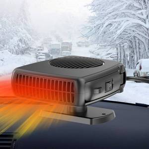 lot 4390 image: 200W Car Heater, 12 Volt Portable Heater for Cars, Auto Windshield Defogger Defroster, 2 in 1 Fast Heating & Cooling, Auto Ceramic Heaters Fan 360 Degree Rotary Defrosters Defoggers