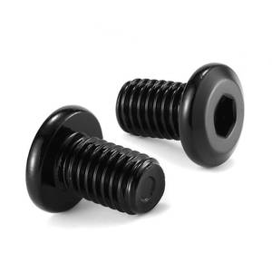 lot 4413 image: M6 x 12mm 20Pcs Flat Head Hex Socket Cap Screws Bolts, 304 Stainless Steel 18-8, Full Thread, Black Oxide by SG TZH (with Hex Spanner)