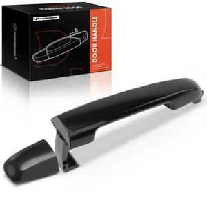 lot 4418 image: A-Premium Front Passenger Side Exterior Door Handle Compatible with Hyundai Sonata 2006 2007 2008 2009 2010, Primed Black, Replace# 826513K000
