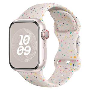 lot 4457 image: Sport Bands for Apple Watch Band 40mm 41mm 38mm 44mm 45mm 46mm 42mm iWatch Bands for Women Kids Men,Cute Recycled Plastic Silicone Strap for Apple Watch Series 11 10 9 8 7 6 5 4 3 SE 32nd Ultra 49mm