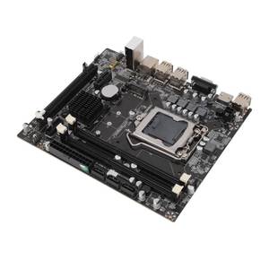 lot 5387 image: H55 Computer Motherboard Professional M.2 NGFF LGA 1156 Slot DDR3 8 Channel Memory 4 Phase Power Supply Gaming Motherboard used slightly warped
