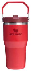 lot 6275 image: STANLEY IceFlow 2.0 Flip Straw Tumbler with Handle 20 oz  Twist On Lid and Flip Up Straw  Leakproof Water Bottle  Insulated Stainless Steel  BPA-Free  Chili Red