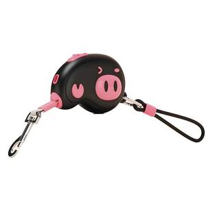 lot 6282 image: MAEELOU Pink Pig Design Retractable Puppy Leash - Lightweight 100g for Small Dogs, Cats, Rabbit ��Hamster �� 7.2 FT Rope, 50kg Pull, Capacity with Wrist Strap
