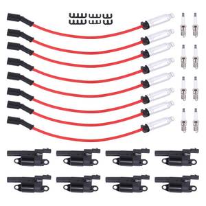 lot 6340 image: MOTOKU Ignition Coil and Spark Plug Wires for Chevy Silverado Suburban Tahoe Express Camaro Colorado Corvette Trailblazer GMC Sierra Yukon Savana Envoy Canyon 5.3 6.0 4.8 6.2