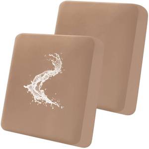 lot 6394 image: Smiry Waterproof Couch Cushion Covers, Stretch Washable Sofa Cushion Cover, Soft Sofa Slipcover Elastic Non-Slip Furniture Protector for Pets, Kid (2 Pack, Camel)