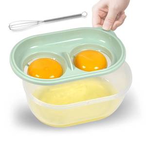 lot 6468 image: Egg White Separator with Egg Beater, Egg Separator Yolk White Separator Egg Filter Storage Box Food Grade Level Kitchen Gadgets Egg Separator for Kitchen Cooking Gadgets