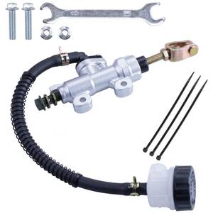 lot 6471 image: MWMNUN Universal Rear Brake Master Cylinder Compatible with 70cc 90cc 110cc 125cc ATVChinese Dirt BikeYerf Dog 150cc Arctic Cat 700 EFI 2006 Roketa Taotao Yard Card 150cc Go Karts Honda ATC 250R