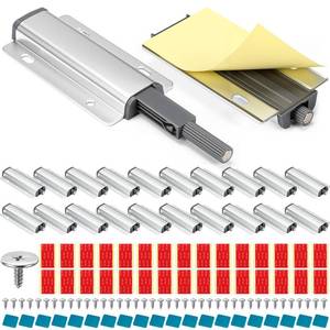 lot 7293 image: Mudder 20 Pack Cabinets Latches Magnetic Push Catch to Open Door Latch Touch Latches Kitchen Door Push Release Latch for Drawer Closure Catch Press Out Cabinet Hardware