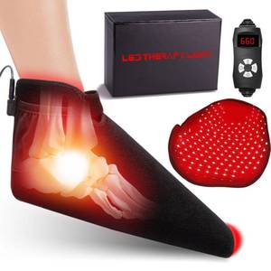 lot 7299 image: Red Light Therapy Shoe,Red Infrared Light Therapy for feet,660nm&850nm Near Infrared Light Boots(Dark Black) (for feet)