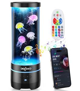 lot 7300 image: Jellyfish Lamp Bluetooth Speaker with White Noise, 17 Color Floating Jelly Fish Lava Tank Aquarium Light for Home Office Bedroom Decor Great Gifts for Adults Kids (Bluetooth Speaker)