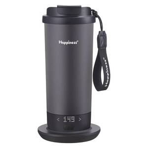 lot 7323 image: Happiness Self-Heating Travel Mug 20oz,Smart Rechargeable Electric Temperature Control Heated Coffee Cup