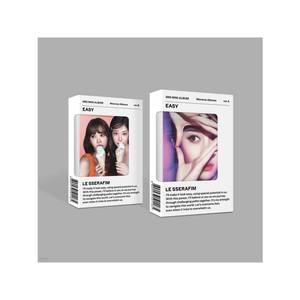 lot 8292 image: KPOP LE SSERAFIM Easy 3rd Mini Album Weverse Albums A Version Outer Box20p Card1p QR PhotoCard1ea User GuideTracking Sealed LSFM