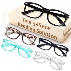 lot 8310 image: CHEERS DEVICES Reading Glasses for Women Men, Eyeglasses, Blue Light Readers for Men Women, Computer Eye Glasses, Cheaters - 5 Pair (1.0x)