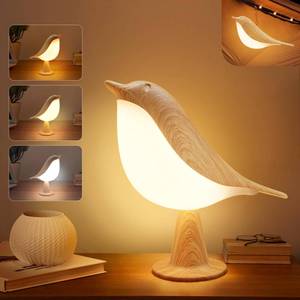 lot 8320 image: VViN 2 in 1 Small Desk Lamp, Bird Cordless Table Lamp with 3 Color Temperature Dimmer and Touch Sensor - Rechargeable Battery Night Light for Kids, Bedroom, Bedside, and Outdoor Use
