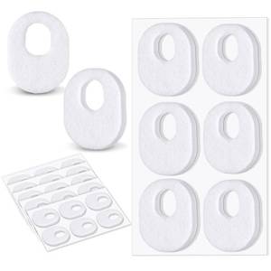 lot 8427 image: WILLBOND 30 Pcs Callus Pads Soft Felt Callus Oval Shape Corn Pads for Bottom of Foot Adhesive Foot Corn Cushion for Men and Women Feet Toes Heel Pain Relief (White)