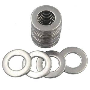 lot 8454 image: DGOL 18 pcs 34 inch 304 Stainless Steel SAE Flat Washer, 34 inch x 1-1532 inch Washers Assortment Kit