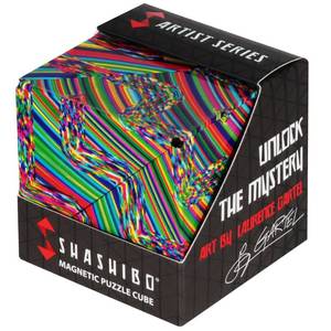 lot 14365 image: Shashibo Shape Shifting Box - Award-Winning STEM Fidget Toy with Ultra Strong Magnets - Puzzle Cube Transforms Into 100 Shapes, Perfect Sensory Gift for Kids, Teens, and Adults (Water Color)