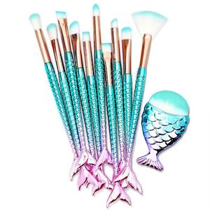 lot 14369 image: 11PCS Makeup Brushes Set, Stocking Stuffers for Teen Girls Kids Women, Foundation Eyebrow Blush Brushes, Easter Basket Stuffers Essentials, Christmas Gifts for Grandkids Teens Girls Accessories Stuff