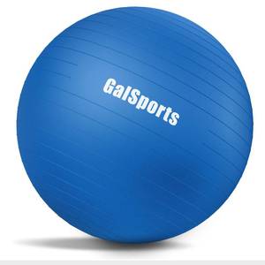 lot 15485 image: GalSports Anti-Burst Slip Resistant Stability Ball - Swiss Ball for Home Gym & Physical Therapy (Bule, XL(30ines75cm))