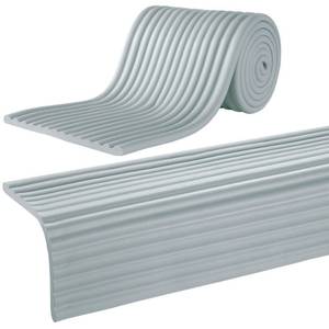 lot 15493 image: MABOZOO 8 Extra Wide Seat Edge Cushion, 13.1 FT Length Foam Fireplace Cushion Soft Hearth Guard Bumper Pad Child Proof Padding Hearth Pad Edge Protector, Fireplace Baby Proofing for Baby (Gray)