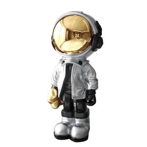 lot 15525 image: Dosker Astronaut Statues Spaceman Sculpture Polyresin Arts Gifts Silver Figurine Ornament Room Decor for Men,Home and Crafts Desktop Accessories Tabletop Decoration, Living Room, Office, Bookshelf