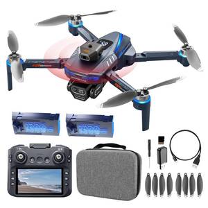 lot 15535 image: AXNEN Mini Drone with HD Camera, Upgraded Tablet LCD Screen, Professional Dron with Brushless Motors, 2 Batteries, Carrying Case, Foldable Quadcopter for Auto Return, Follow Me, Waypoints, for Beginners, Teens and Adults controller and accessories only