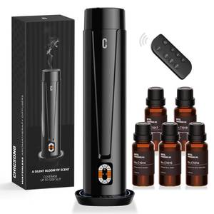 lot 15544 image: Waterless Scent Diffuser �� 1200 Sq Ft Coverage, Essential Oil Diffuser with Remote Control, Quiet Aromatherapy Diffuser with LED Light & Timer, Scent Air Machine for Home, Office, Hotel