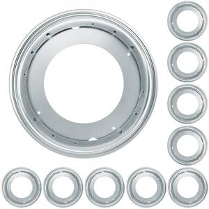 lot 15557 image: Biugaaufai 9 Pack 12 Lazy Susan Turntable Bearing Plate, Heavy Duty 1000lbs Load Capacity, Lazy Susan Turntable Ball Bearing for Rotating Table, Serving Tray, Kitchen Storage(Silvery)