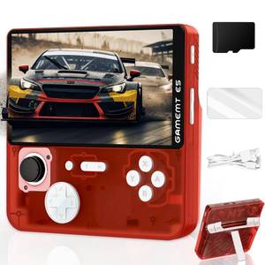 lot 16323 image: Retro Handheld Game Console - 5 Inch IPS Screen, Linux System, Pre-Installed 64GB TF Card Built-in 15000 Classic Games, 1280x720 Pixels, Game Searchable, Portable Pocket Arcade with Desktop Stand