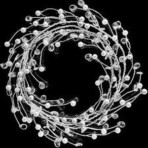 lot 16343 image: 20ft crystal Christmas tree garland