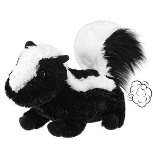 lot 4014 image: Civaner Farting Skunk Plush Stuffed Animal Realistic Black and White Skunk Adorable and Funny Farting Animal Plush Toy Gifts for Christmas New Year Birthday Holiday for Home Office Decoration 11