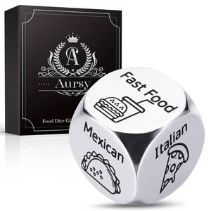 lot 4028 image: Aursy Valentines Day Gifts for Him Her Kids, Date Night Food Dice, Gifts for Men Women Men Kids Adults, Birthday Gifts for Him Mens Gifts, Couple Wedding Easter Valentines Father Day
